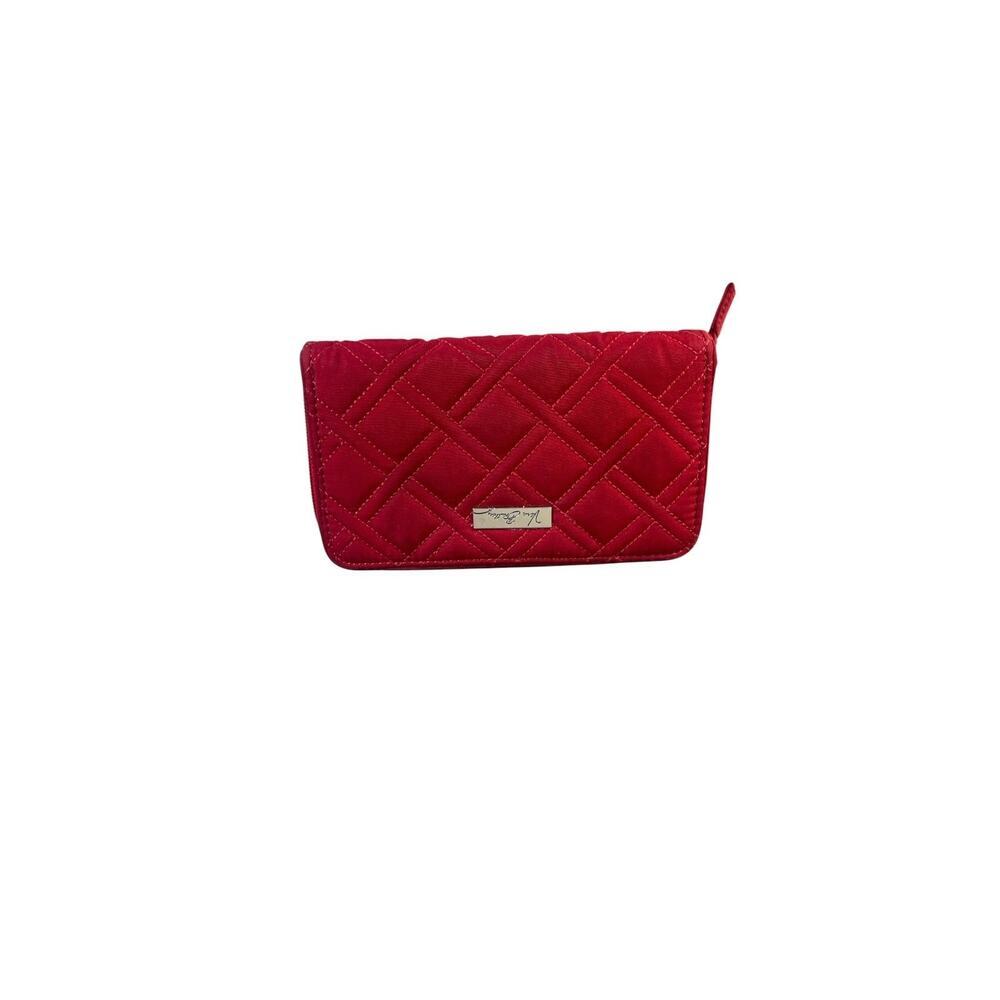 Vera Bradley RFID Georgia Quilted Microfiber Fabric Wallet - Picture 1 of 6